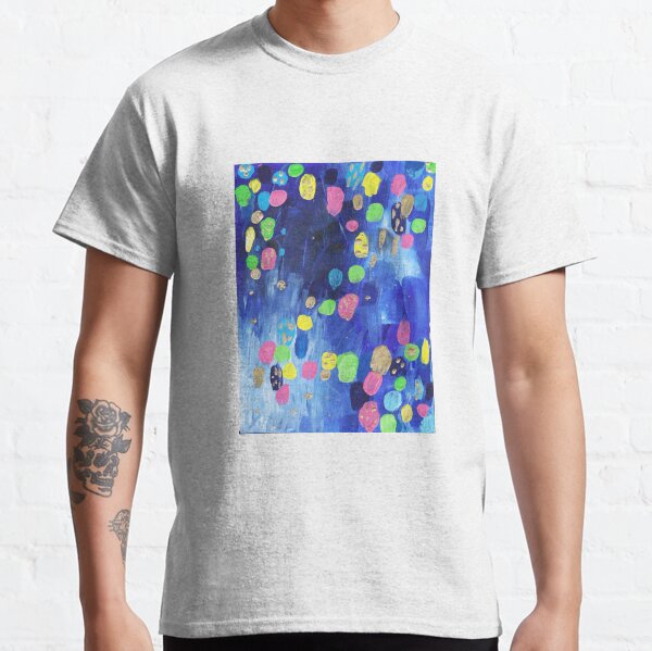 Abstract Candy Rain Classic T-Shirt
