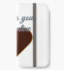 Undress your Valentine iPhone Flip-Case/Hülle/Skin