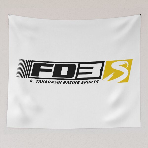 Item preview, INITIAL D // FD3S - K. TAKAHASHI RACING SPORTS designed and sold by MiHo0287.