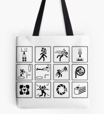 Portal-Zeichen Tote Bag