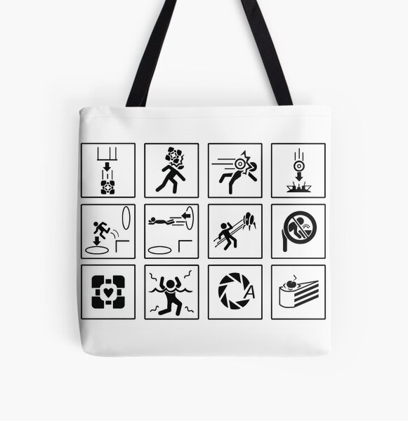 Portal Signs All Over Print Tote Bag