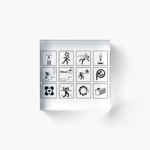 Portal Signs Acrylic Block