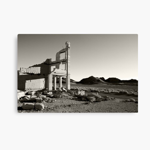 Bank Ruins, Rhyolite Ghost Town Canvas Print