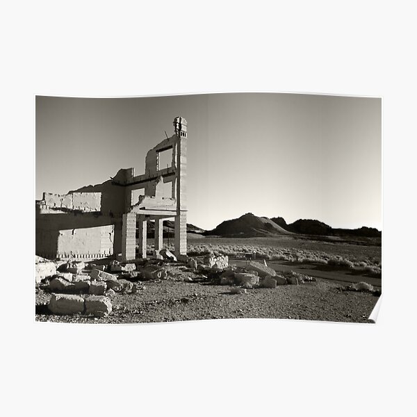 Bank Ruins, Rhyolite Ghost Town Poster
