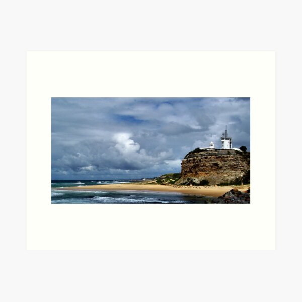 Nobby's Beach Lighthouse Art Print