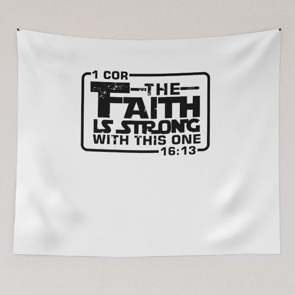 Item preview, The Faith is strong with this one Christian Funny designed and sold by hadleydesigns.