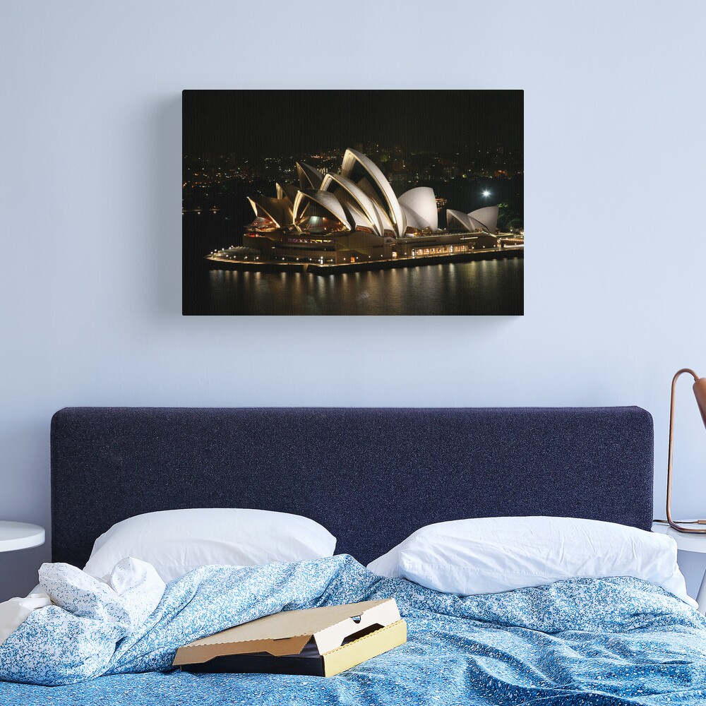 Opera House at Night, Sydney, Australia Canvas Print