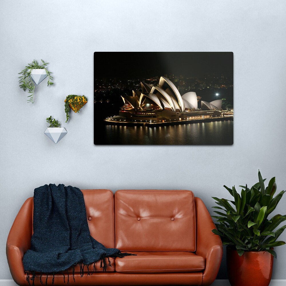 Opera House at Night, Sydney, Australia Metal Print