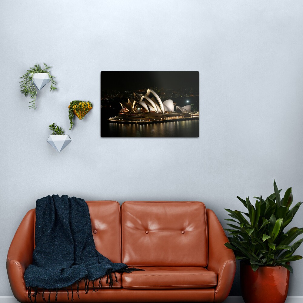 Opera House at Night, Sydney, Australia Metal Print