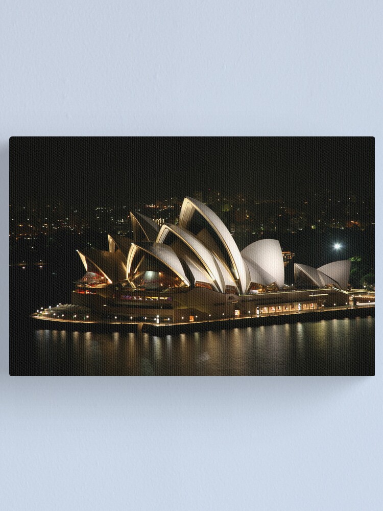 Alternate view of Opera House at Night, Sydney, Australia Canvas Print