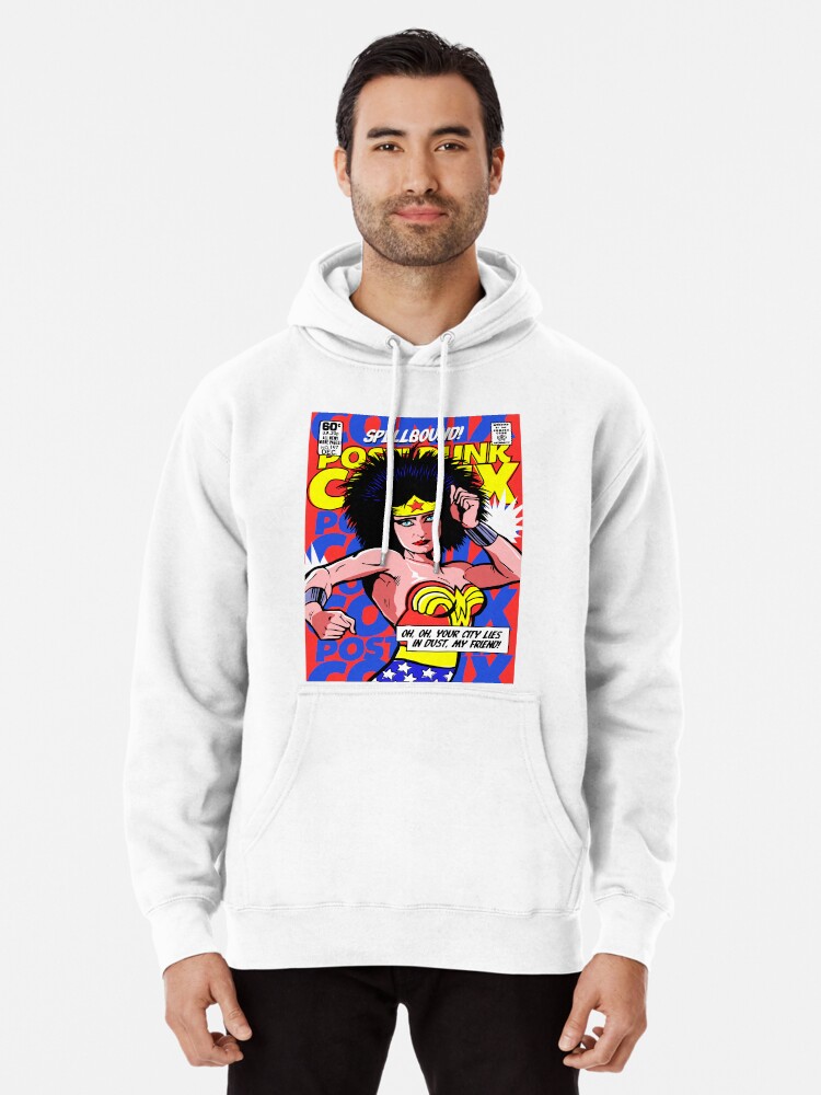 Alternate view of Post-Punk Super Friends - Wonder Pullover Hoodie