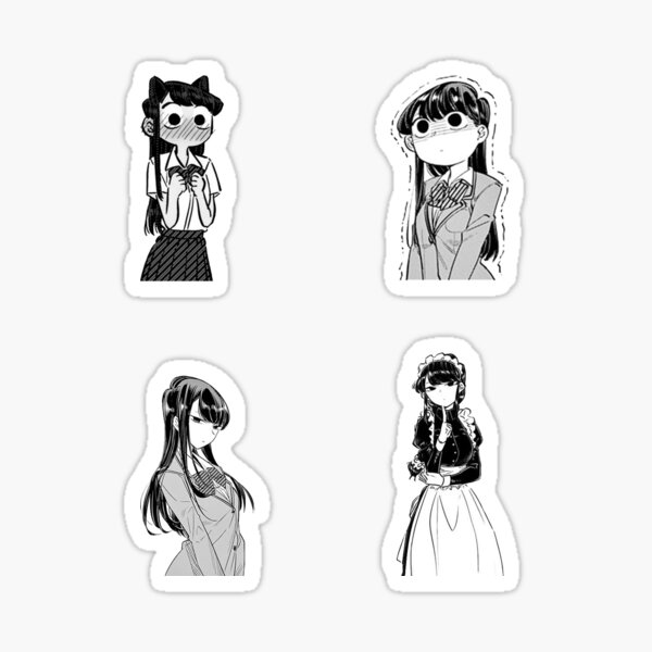 Paper And Party Supplies Komi Cant Communicate Waifu Stickers Komi