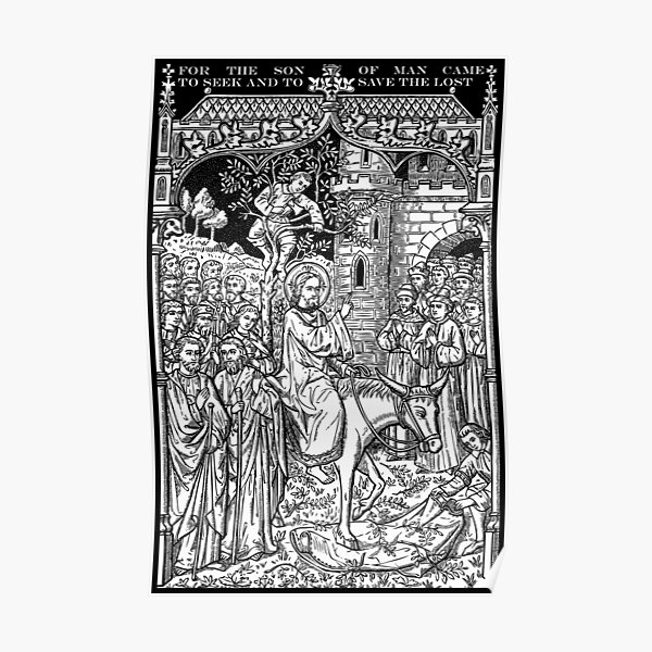 Jesus & Zacchaeus Poster