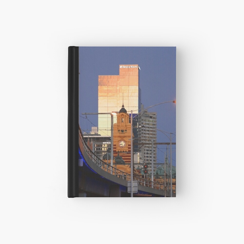 Flinders Station, Melbourne Hardcover Journal