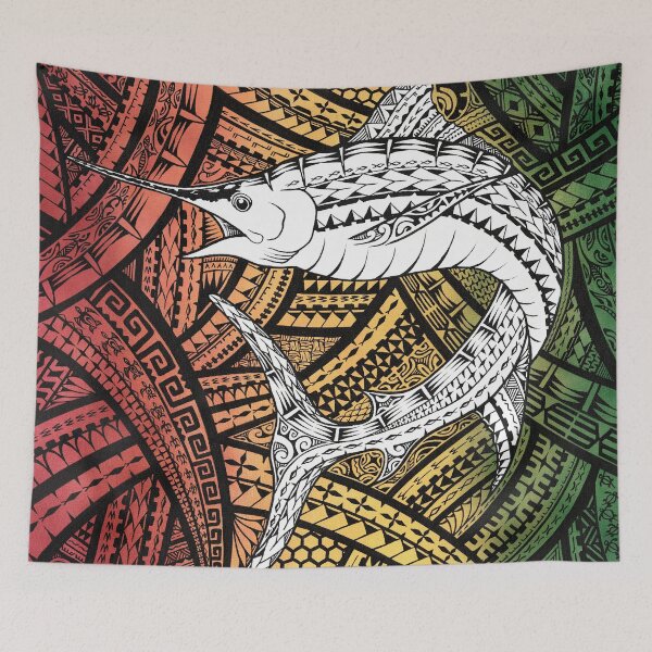 Item preview, PACIFIC TATTOO MARLIN designed and sold by pacificoceanart.