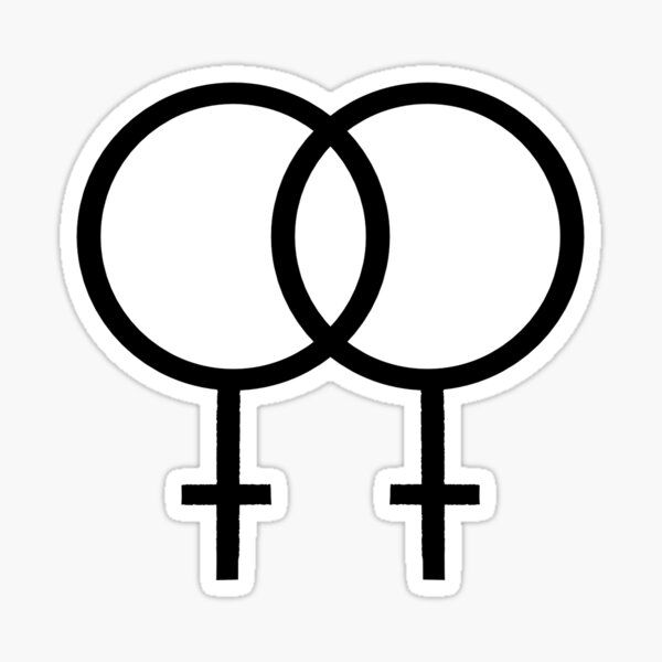 Lesbian Wlw Symbol Sticker By Reginapelham23 Redbubble