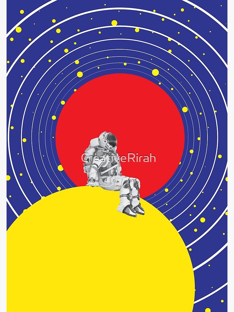 Thumbnail 3 of 3, Journal, Lone Astronaut on an Atomic Mission - Blue designed and sold by CreativeRirah.
