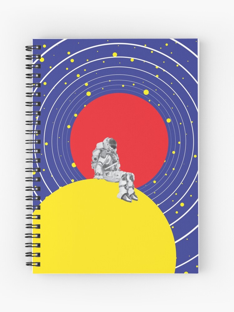 Thumbnail 1 of 3, Journal, Lone Astronaut on an Atomic Mission - Blue designed and sold by CreativeRirah.