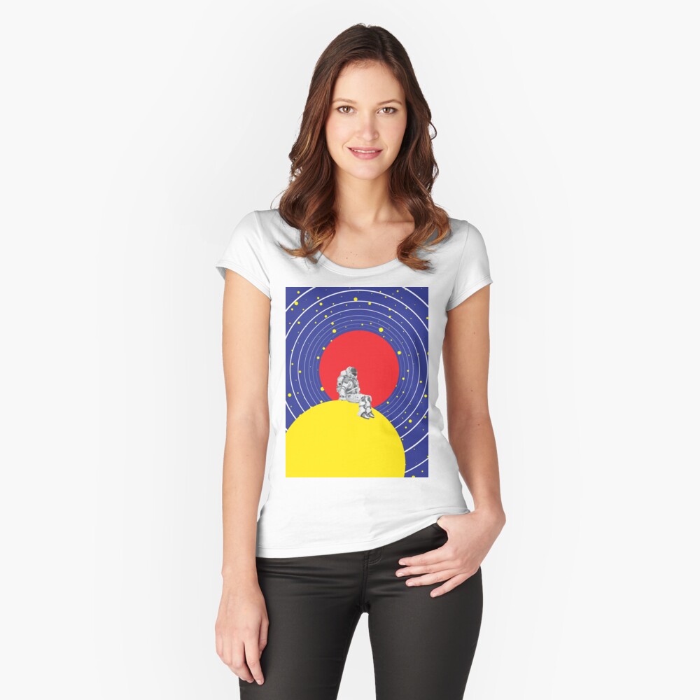 Item preview, Fitted Scoop T-Shirt designed and sold by CreativeRirah.