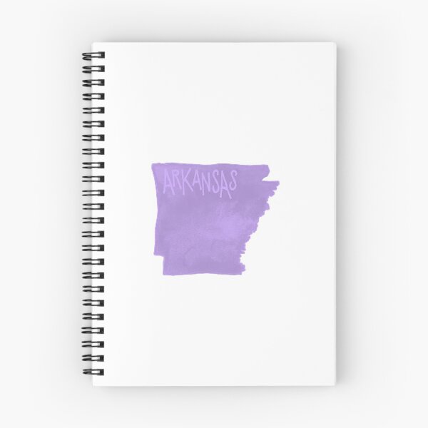 Item preview, Purple Arkansas State Map designed and sold by Brenander.