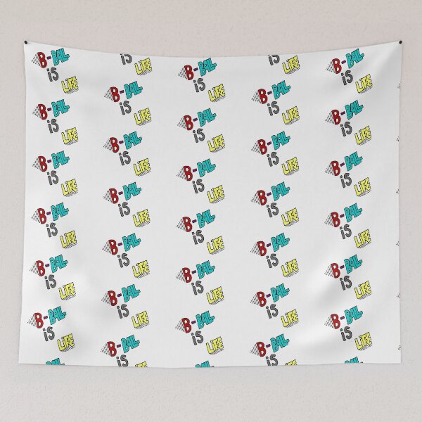 Item preview, B-Ball is life Sports NumbTs design artist artwork multicoloured print Unique designed and sold by NumbTs.
