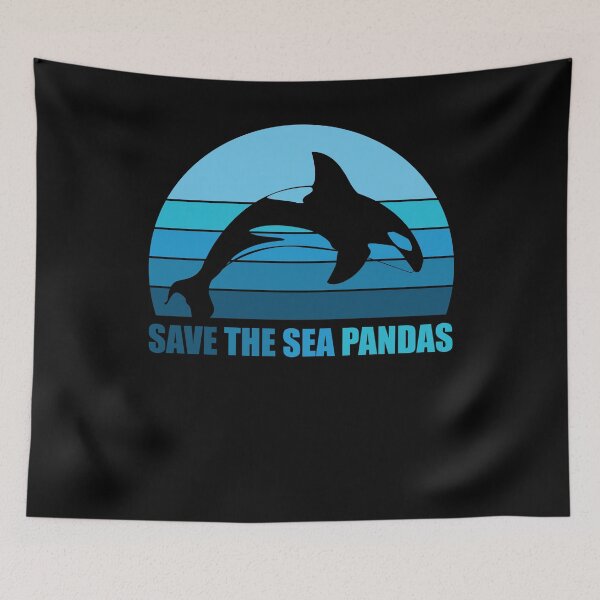 Item preview, Orca Whale Save The Panda Tshirt designed and sold by alexngn.