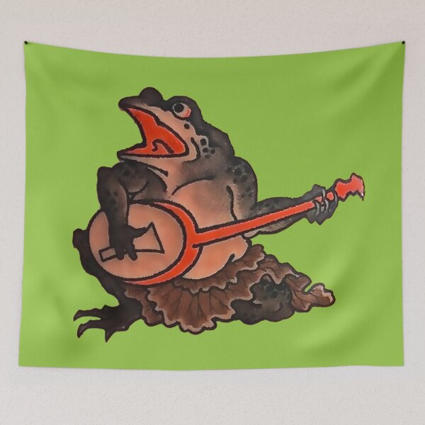 Item preview, Singing Banjo Frog In Skirt designed and sold by VictorIos.