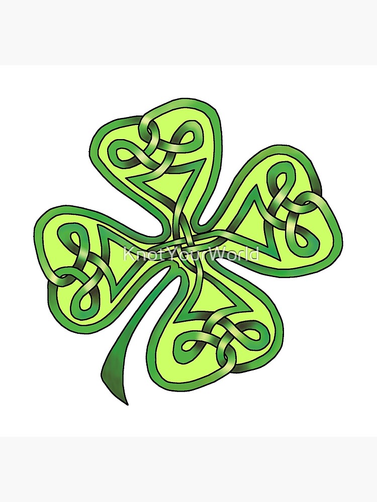 Four Leaf Lucky Clover Tribal Celtic Knot Clipart Digital Download SVG – Sniggle  Sloth