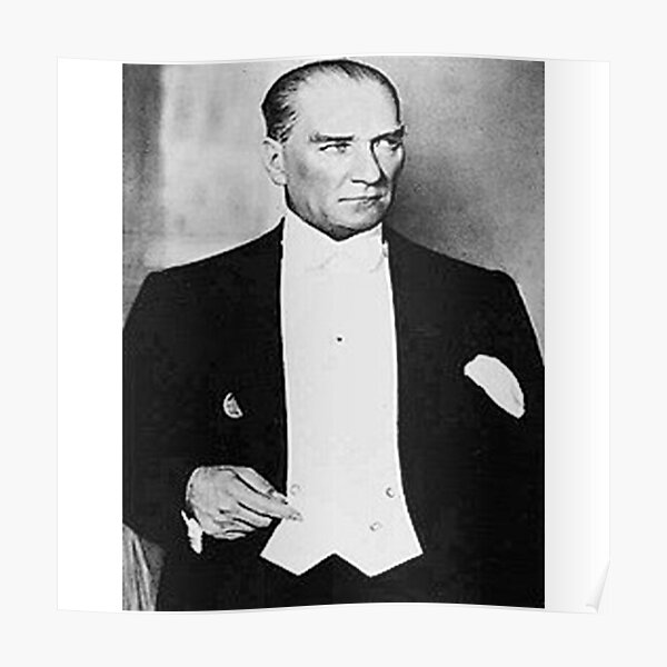 Türkischer Mustafa Kemal Ataturk Poster