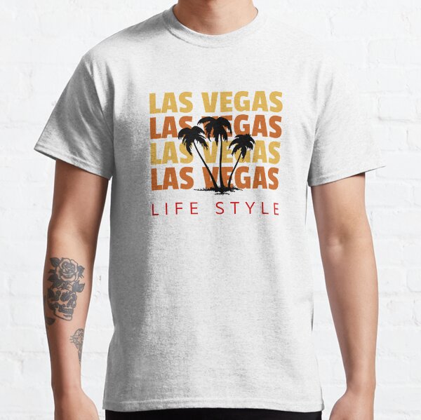 Las Vegas Life Style Palm Tree Vacation Destination Classic T-Shirt