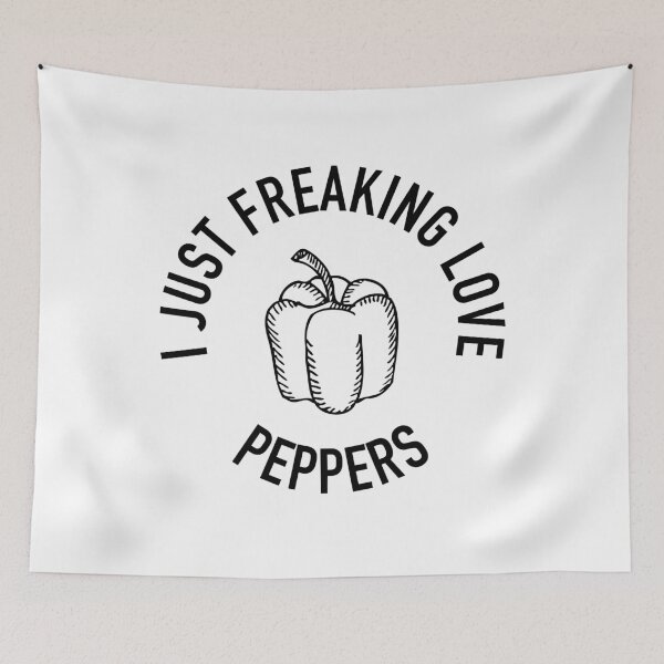 Item preview, I Just Freaking Love Pepper Love Food Gift For Foodies designed and sold by frankiewillie.