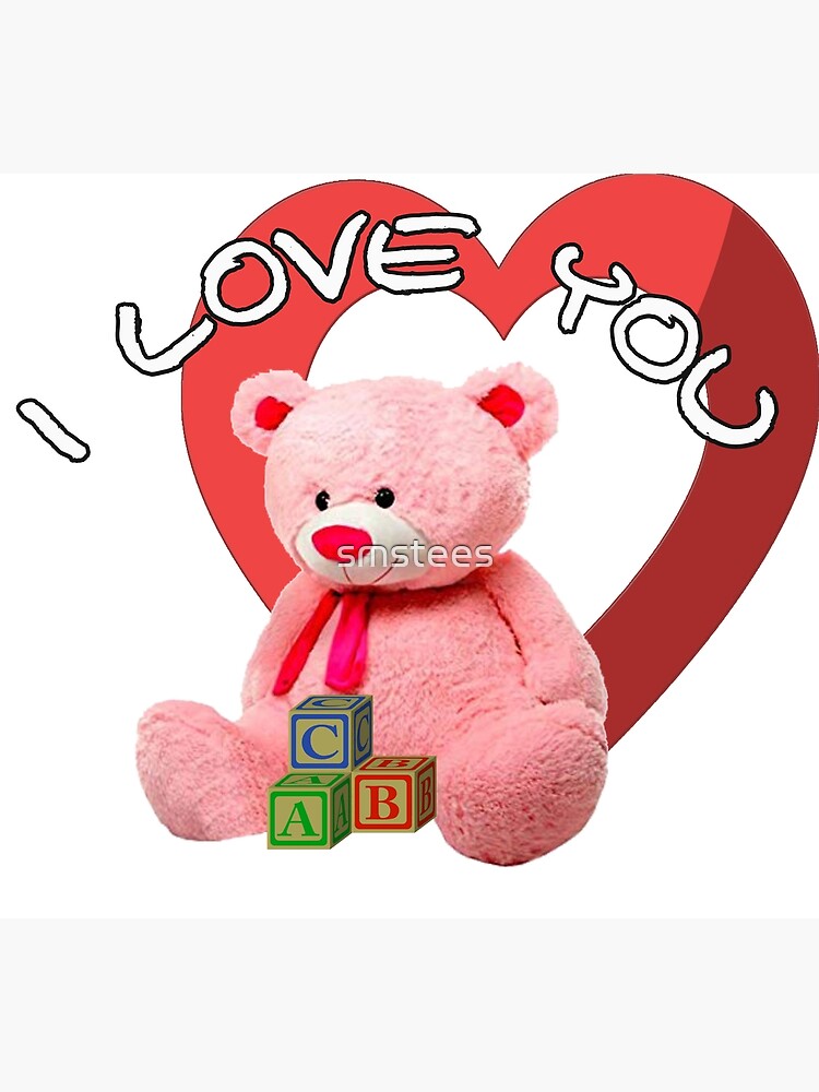 huge i love you teddy bear