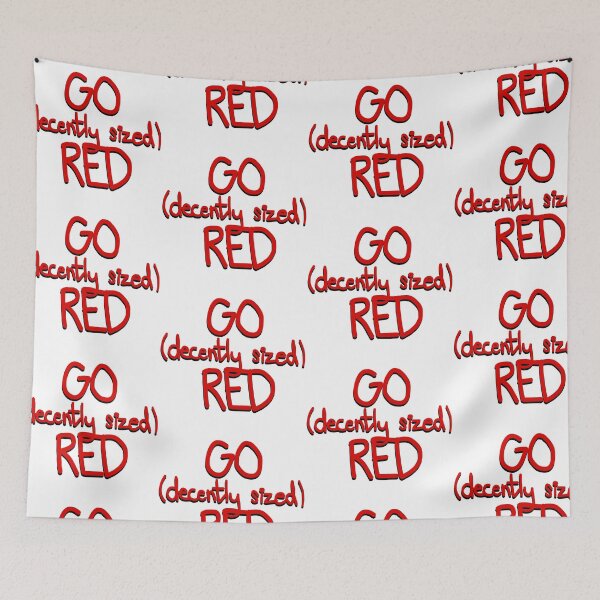 Item preview, go (decently sized) red designed and sold by dalvago.