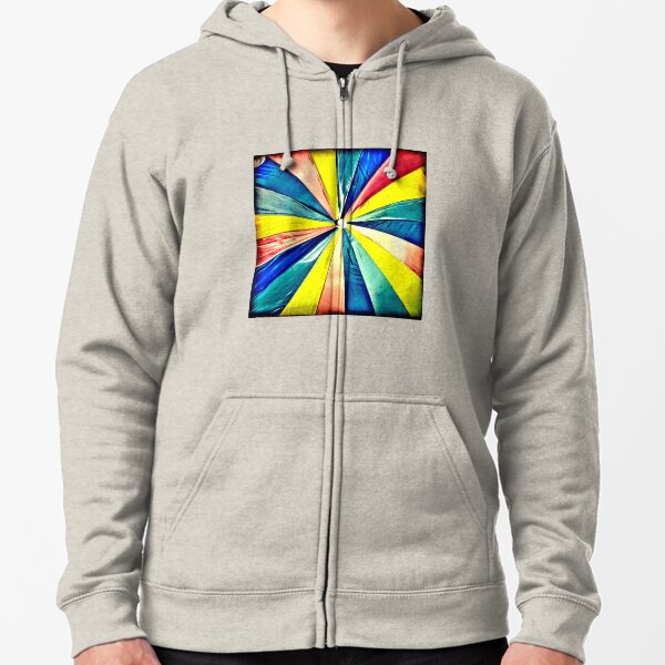 Under My Umbrella - Bright Art Photography Zipped Hoodie