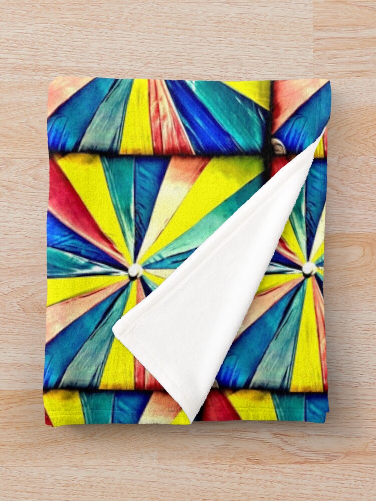 Alternate view of Under My Umbrella - Bright Art Photography Throw Blanket