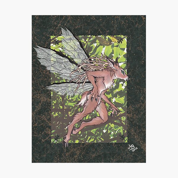 Deer Fae Photographic Print