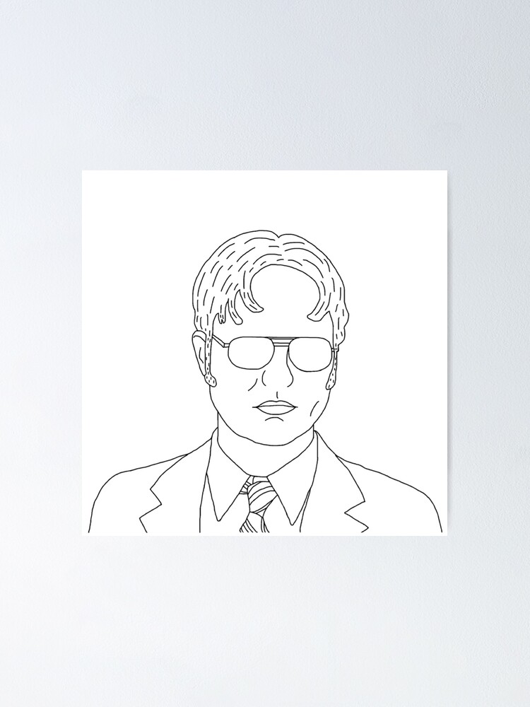 How To Draw Dwight Schrute.