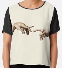 Joint pass - The Creation of Adam Chiffon Top