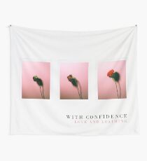 Mit Vertrauen, Liebe und Abscheu (Größe der Wandflagge) Wandbehang