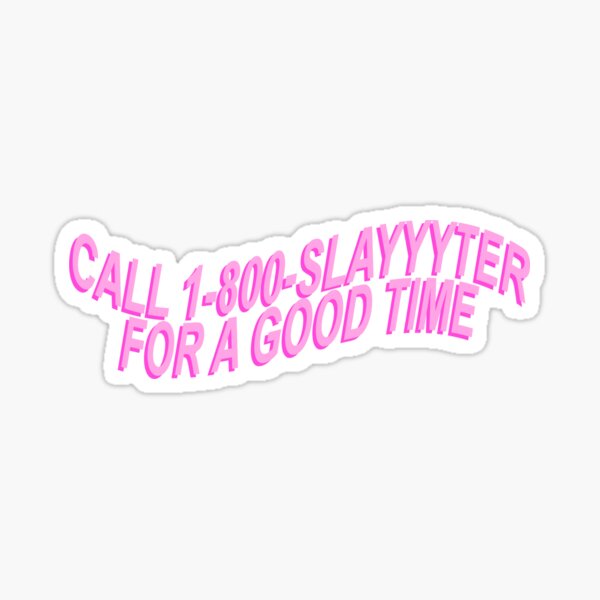 slayyyter Sticker
