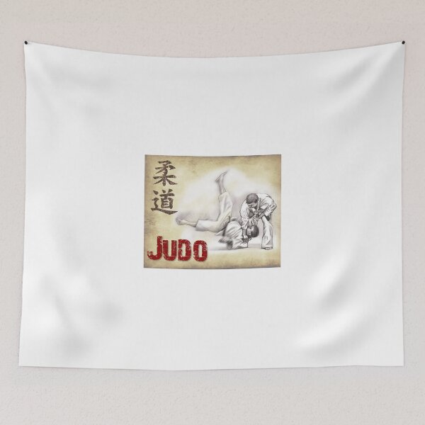Item preview, Judo - sepia background designed and sold by MartialArtwork.