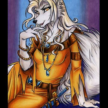 Artwork thumbnail, Golden Sorcha Werewolf  by cybercat