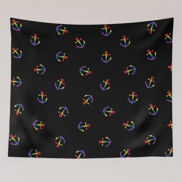 Item preview, Anchors Away - Pride on Black designed and sold by ChristianWiley.