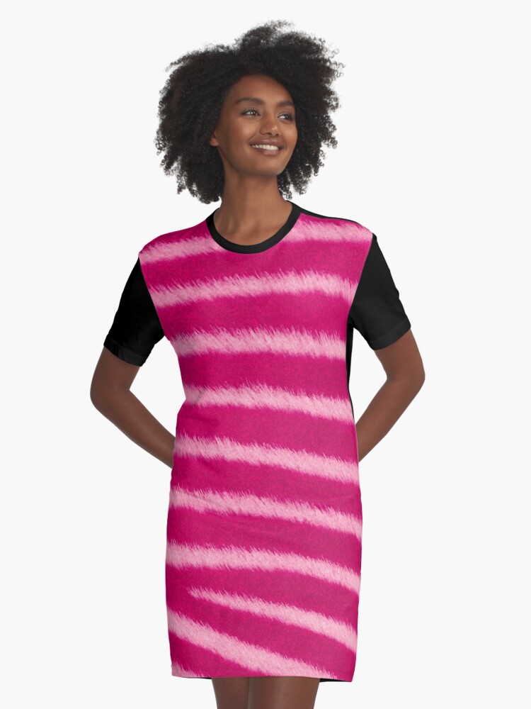 Zebra Hot Pink Dress