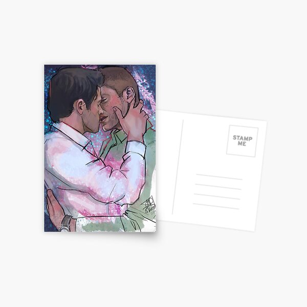 Halfsies Art Postcard