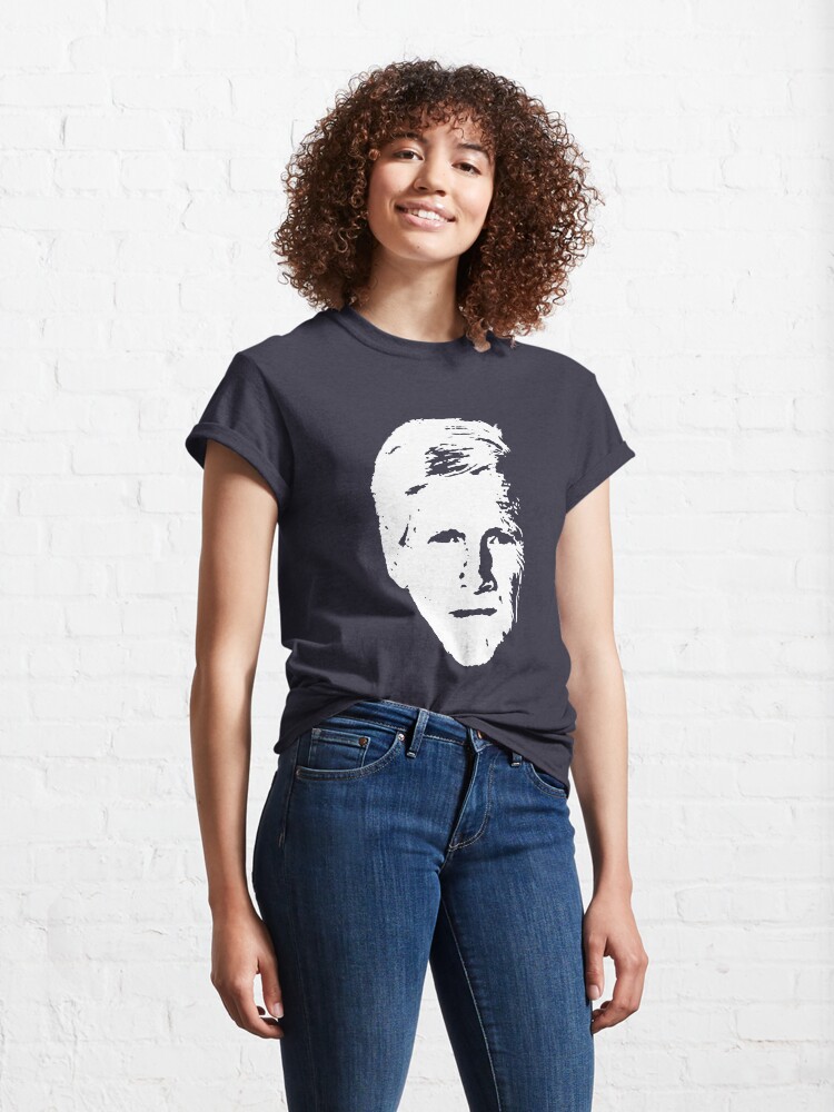 "Keith Morrison White Stencil" Tshirt by threeampersands Redbubble