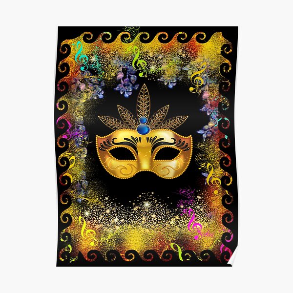 Mardi Gras - celebrate in style Poster