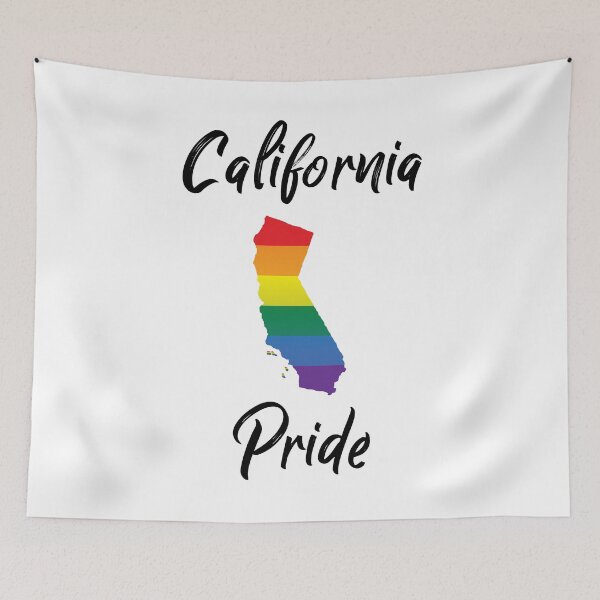 Item preview, California Pride LGBT Gay Lesbian Bisexual Gift designed and sold by frankiewillie.