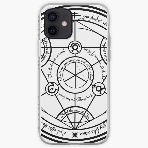 Cercle de transmutation du Fullmetal Alchemist Coque souple iPhone