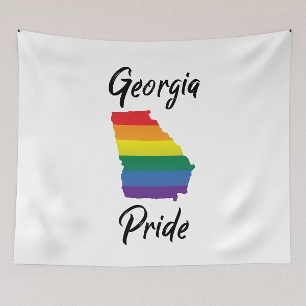 Item preview, Georgia Pride LGBT Gay Lesbian Bisexual Gift designed and sold by frankiewillie.